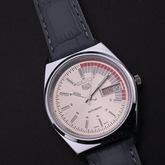 Vintage Seiko 5 Automatic 6309A Japanese Movement 17J D/D Men's Wrist Watch - Picture 4 of 15